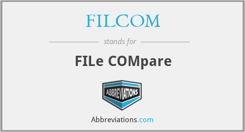 FILCOM - FILe COMpare