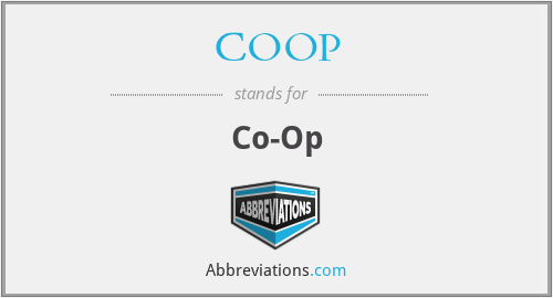 COOP - Co-Op