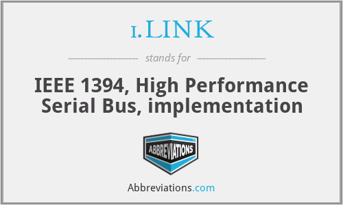 i.LINK - IEEE 1394, High Performance Serial Bus, implementation