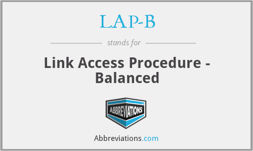 LAP-B - Link Access Procedure - Balanced