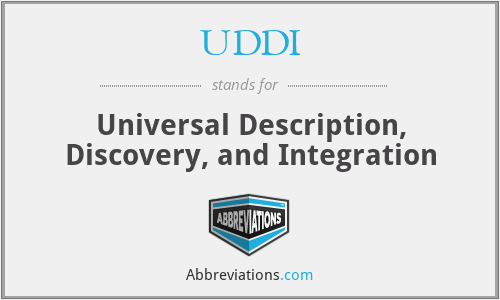 UDDI - Universal Description, Discovery, and Integration