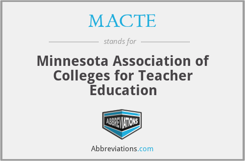 MACTE - Minnesota Association of Colleges for Teacher Education