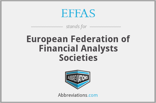 EFFAS - European Federation of Financial Analysts Societies