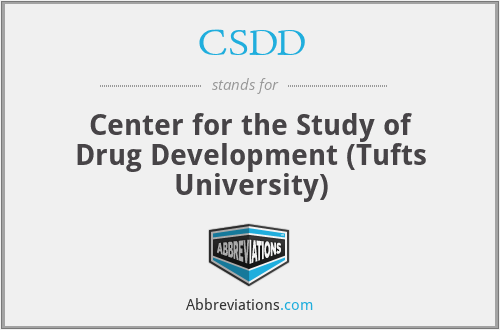 CSDD - Center for the Study of Drug Development (Tufts University)