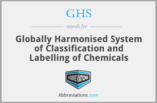 GHS - Globally Harmonised System of Classification and Labelling of Chemicals