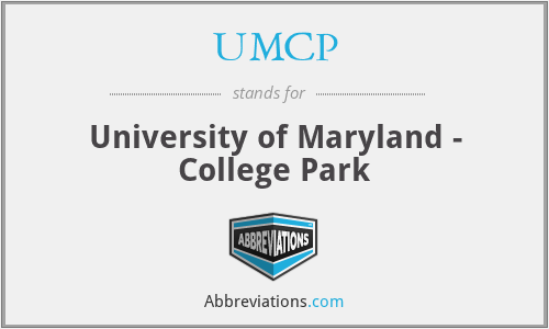 UMCP - University of Maryland - College Park