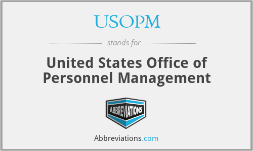 USOPM - United States Office of Personnel Management