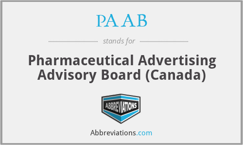 PAAB - Pharmaceutical Advertising Advisory Board (Canada)