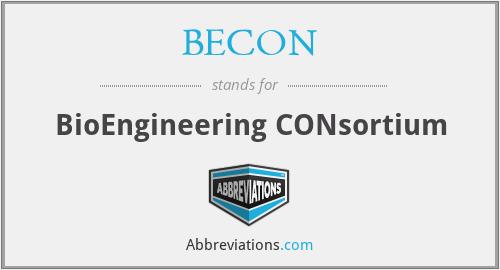 BECON - BioEngineering CONsortium