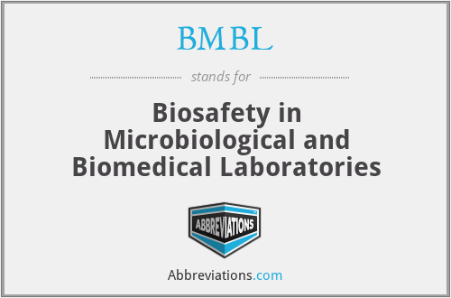 BMBL - Biosafety in Microbiological and Biomedical Laboratories
