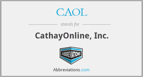 CAOL - CathayOnline, Inc.