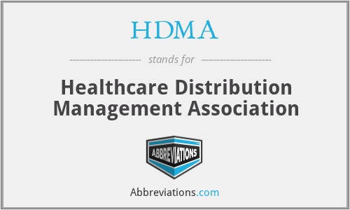 HDMA - Healthcare Distribution Management Association