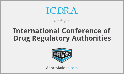 ICDRA - International Conference of Drug Regulatory Authorities
