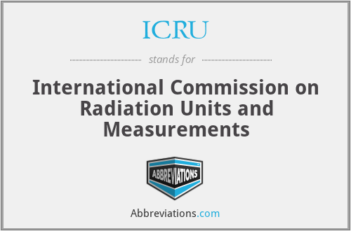 ICRU - International Commission on Radiation Units and Measurements