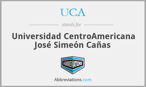 UCA - Universidad CentroAmericana José Simeón Cañas