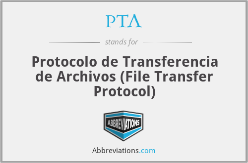 PTA - Protocolo de Transferencia de Archivos (File Transfer Protocol)