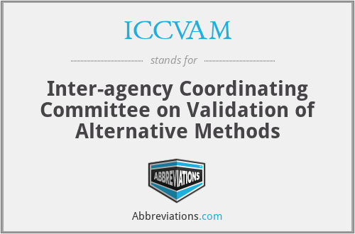ICCVAM - Inter-agency Coordinating Committee on Validation of Alternative Methods