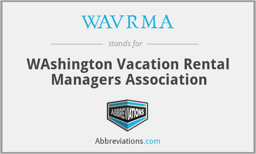 WAVRMA - WAshington Vacation Rental Managers Association