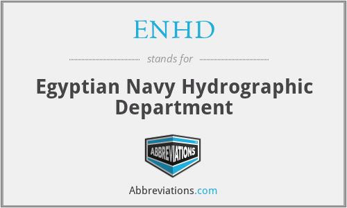ENHD - Egyptian Navy Hydrographic Department