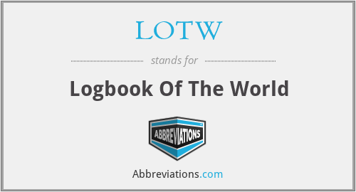 LOTW - Logbook Of The World