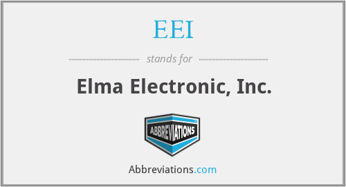 EEI - Elma Electronic, Inc.