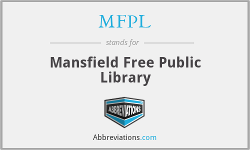 MFPL - Mansfield Free Public Library