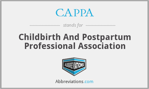 CAPPA - Childbirth And Postpartum Professional Association