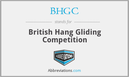 BHGC - British Hang Gliding Competition