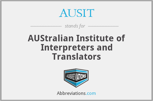 AUSIT - AUStralian Institute of Interpreters and Translators