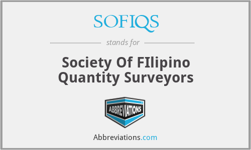 SOFIQS - Society Of FIlipino Quantity Surveyors
