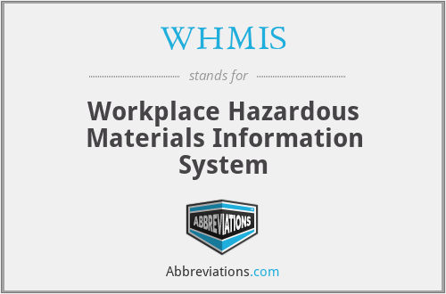WHMIS - Workplace Hazardous Materials Information System