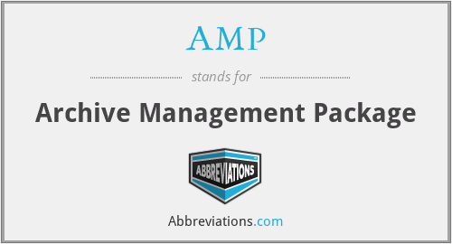 AMP - Archive Management Package