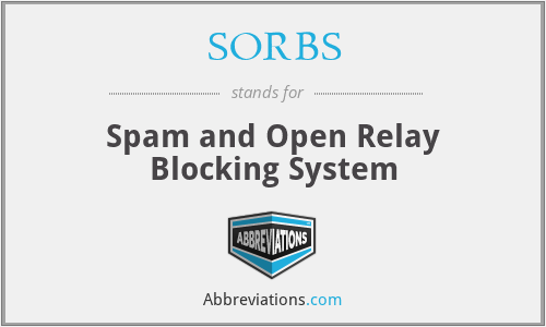 SORBS - Spam and Open Relay Blocking System