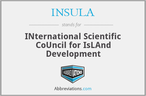 INSULA - INternational Scientific CoUncil for IsLAnd Development