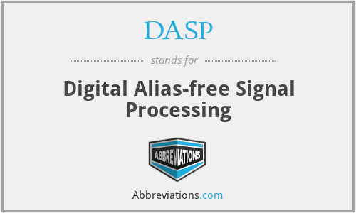 DASP - Digital Alias-free Signal Processing