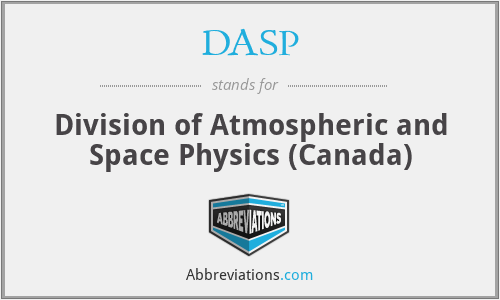 DASP - Division of Atmospheric and Space Physics (Canada)