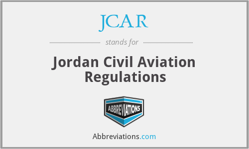 JCAR - Jordan Civil Aviation Regulations
