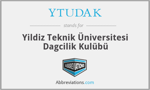 YTUDAK - Yildiz Teknik Üniversitesi Dagcilik Kulübü