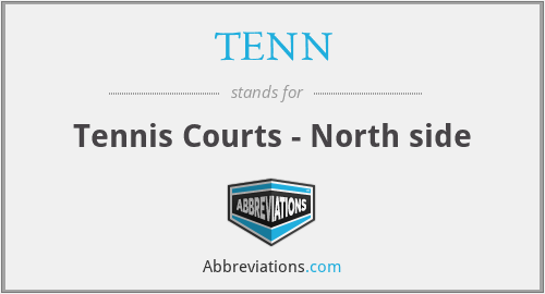 TENN - Tennis Courts - North side