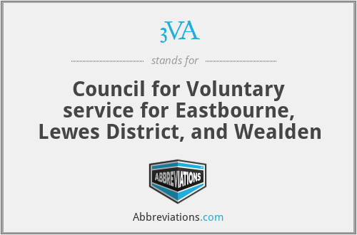 3VA - Council for Voluntary service for Eastbourne, Lewes District, and Wealden