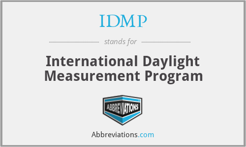 IDMP - International Daylight Measurement Program