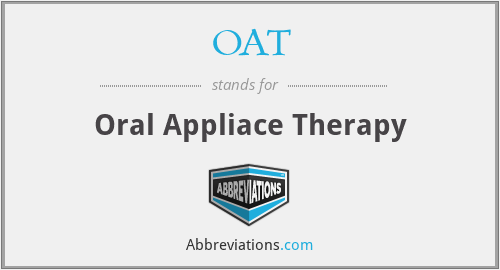 OAT - Oral Appliace Therapy