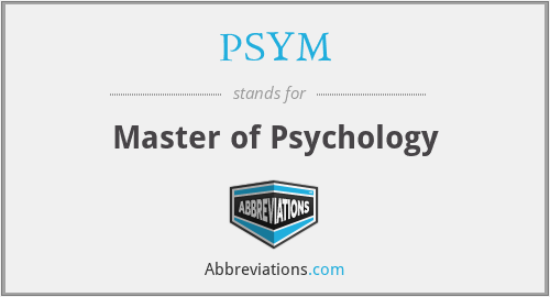 PSYM - Master of Psychology