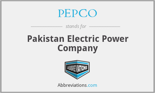 PEPCO - Pakistan Electric Power Company