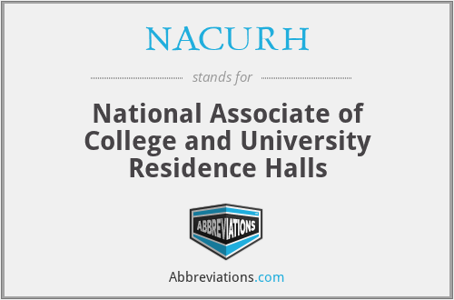 NACURH - National Associate of College and University Residence Halls