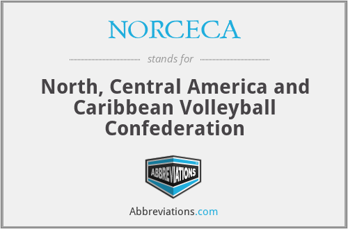NORCECA - North, Central America and Caribbean Volleyball Confederation