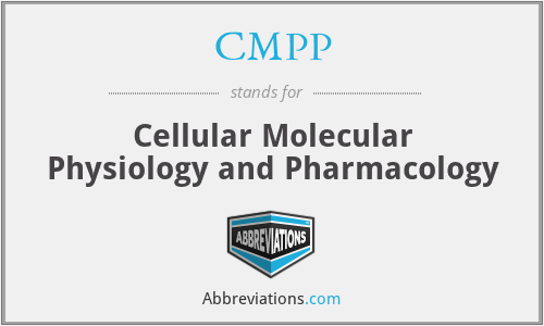 CMPP - Cellular Molecular Physiology and Pharmacology