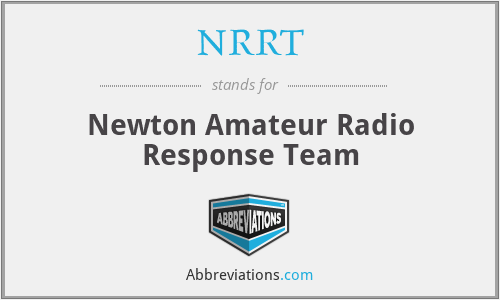 NRRT - Newton Amateur Radio Response Team