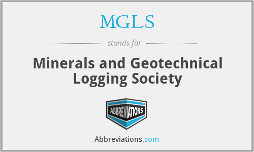 MGLS - Minerals and Geotechnical Logging Society