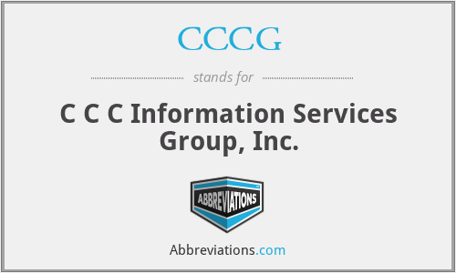 CCCG - C C C Information Services Group, Inc.